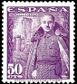 Spain 1948 Franco 50 CTS Lila Edifil 1029. 1029. Uploaded by susofe